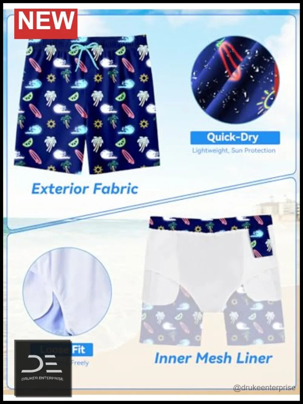 Men's Swim Trunks 8